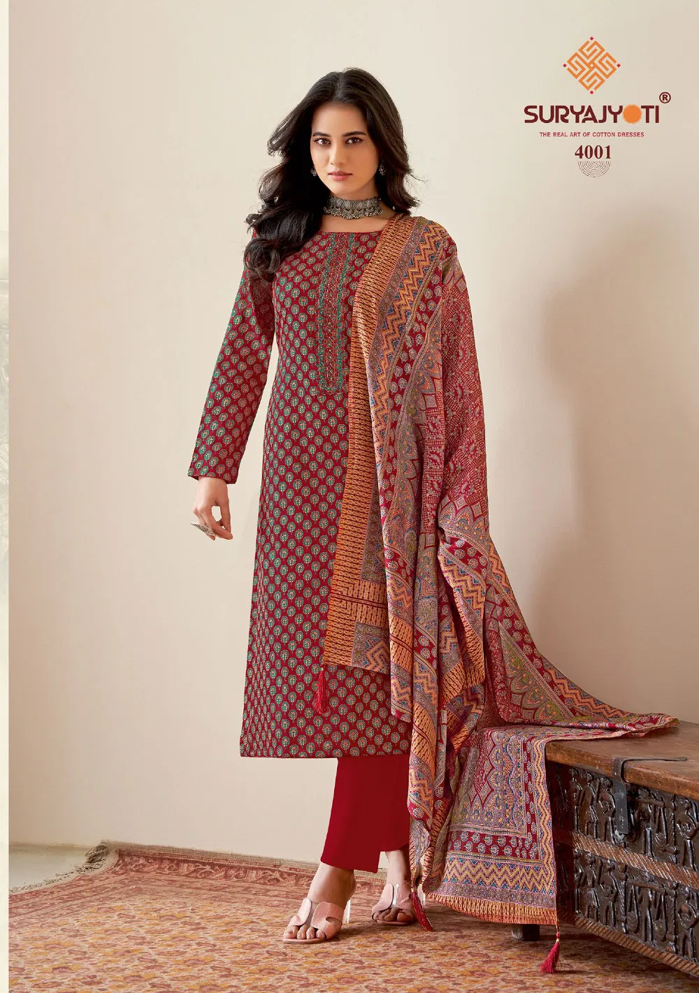 Kalki Vol 4 By Suryajyoti Jam Satin Dress Material Catalog
